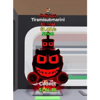 Fortnite Steal The Brainrot Darkness Tiramisubmarini 1.4B/s 1 trait