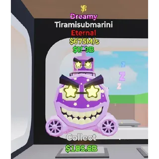 Fortnite Steal The Brainrot Dreamy Tiramisubmarini 1 trait 675M/s