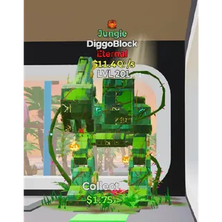 Jungle Diggoblock 1 trait 11Qi/s Fortnite Steal The Brainrot