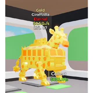 Fortnite Steal The Brainrot Gold Giraffzilla