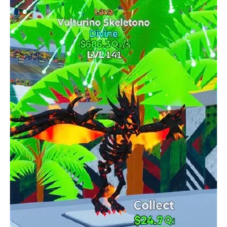 Fortnite Go Up For Brainrots Lava Vulturino Skeletono 