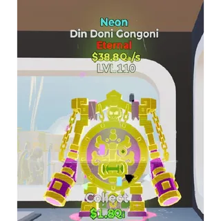 Din Doni Gongoni Neon - Fortnite Steal The Brainrot