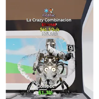 Fortnite Steal The Brainrot Gothic La Crazy Combinacion 2 traits