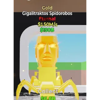 Fortnite Steal The Brainrot Gold Gigalitraktos Spidorobos 
