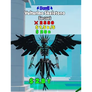 Vulturino Skeletono Devil Fortnite Fight The Brainrot
