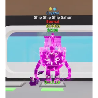 Fortnite Steal The Brainrot Crystal Ship Ship Ship Sahur 2 trait 1.6B/s