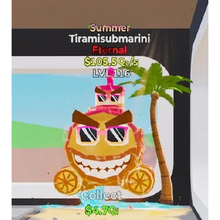 Fortnite Steal The Brainrot Summer Tiramisubmarini