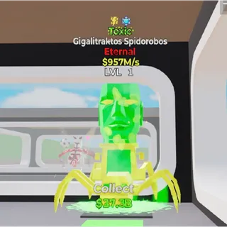 Fortnite Steal The Brainrot Toxic Gigalitraktos Spidorobos 2 traits