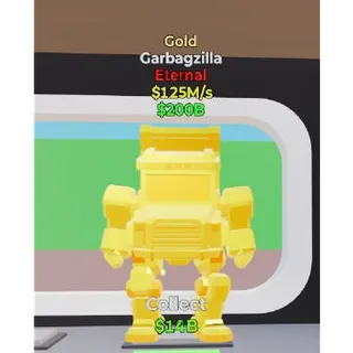 Fortnite Steal The Brainrot Gold Garbagzilla