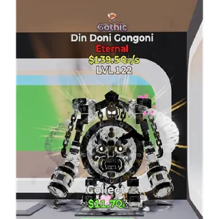 Gothic Din Doni Gongoni 1 trait - Fortnite Steal The Brainrot