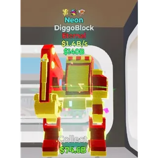 Fortnite Steal the Brainrot Neon DiggoBlock 3 traits 1.4B/s