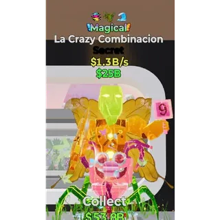 Fortnite Steal The Brainrot Magical La Crazy Combinacion 3 traits 1.3B/s