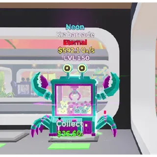 Fortnite Steal The Brainrot Neon Krabarcade