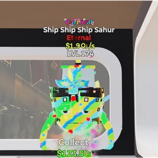 Carnival Ship Ship Ship Sahur - Fortnite Steal The Brainrot