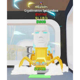 Fortnite Steal The Brainrot Heaven Gigalitraktos Spidorobos 1 trait 1.1B/s