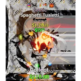 Fortnite Steal the Brainrot Gothic Spaghetti Tualetti 5 traits 1.2B/s