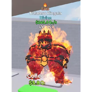 Fortnite Go Up For Brainrots Lava Tralalero kingala 1 trait
