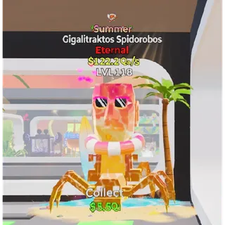 Fortnite Steal The Brainrot Summer Gigalitraktos Spidorobos 1 trait