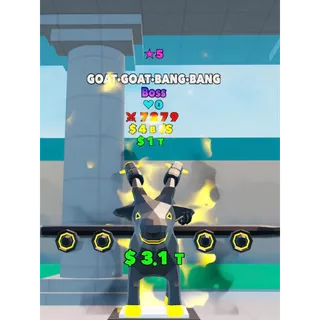 Shiny Goat Goat Bang Bang Boss ★5 STAR - Fortnite Fight The Brainrot