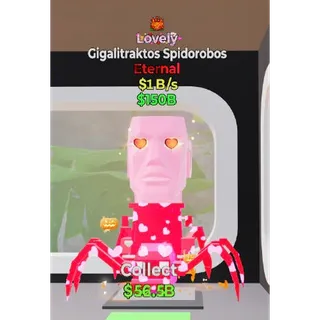 Fortnite Steal The Brainrot Lovely Gigalitraktos Spidorobos 1 traits 1B/s