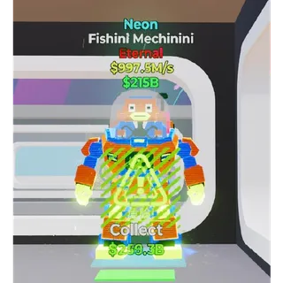 Fortnite Steal The Brainrot Neon Fishini Mechinini 