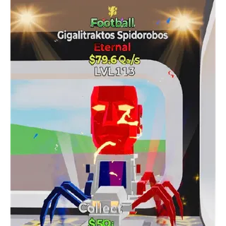 Football Gigalitraktos Spidorobos 1 trait- Fortnite Steal The Brainrot