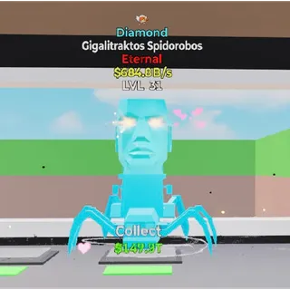 Fortnite Steal The Brainrot Diamond Gigalitraktos Spidorobos 1 trait