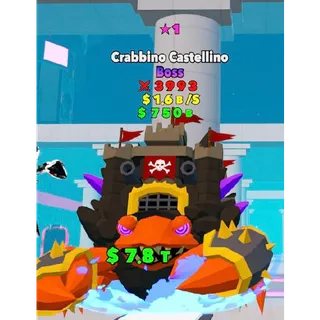 Crabbino Castellino Boss 1 STAR - Fortnite Fight The Brainrot