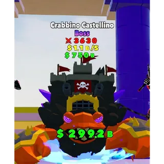 Crabbino Castellino Boss Fortnite Fight The Brainrot