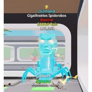 Fortnite Steal The Brainrot Diamond Gigalitraktos Spidorobos 1 trait