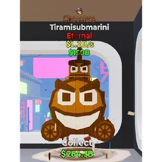 Fortnite Steal The Brainrot Chocolate Tiramisubmarini 1 trait 1.2B/s