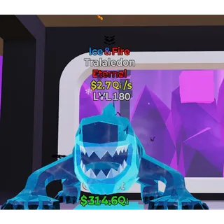 Tralaledon Ice & Fire 1 traits - Fortnite Steal the Brainrot