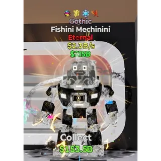 Fortnite Steal The Brainrot Gothic Fishini Mechinini 4 traits 2.3B/s