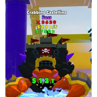 Crabbino Castellino Boss Fortnite Fight The Brainrot