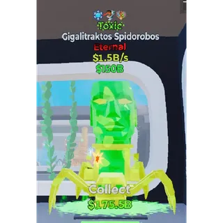 Fortnite Steal The Brainrot Toxic Gigalitraktos Spidorobos 3 traits 1.5B/s