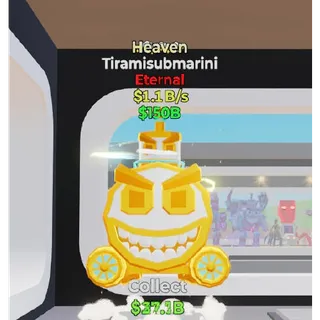 Fortnite Steal The Brainrot Heaven Tiramisubmarini 1.1B/s