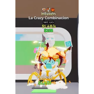 Fortnite Steal The Brainrot Heaven La Crazy Combinacion 3 traits 1.4B/s