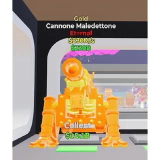 Fortnite Steal The Brainrot Gold Cannone Maledettone 