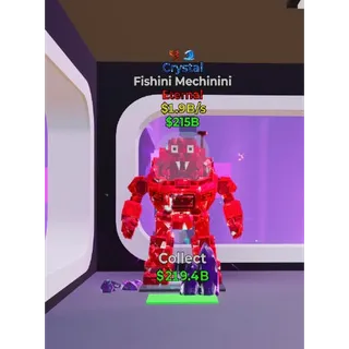 Fortnite Steal the Brainrot Crystal Fishini Mechinini 1.9B/s 2 traits