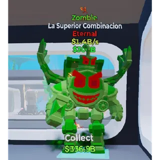 Fortnite Steal The Brainrot Zombie La Superior Combinacion 1 trait 1.4B/s