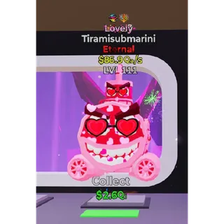 Lovely Tiramisubmarini 2 traits Fortnite steal the brainrot 