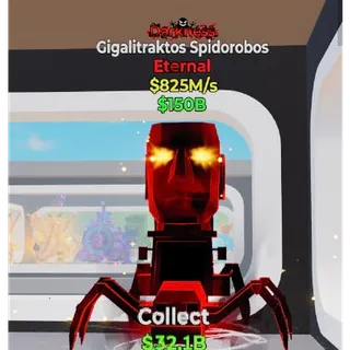 Fortnite: Steal the Brainrot Darkness Gigalitraktos Spidorobos