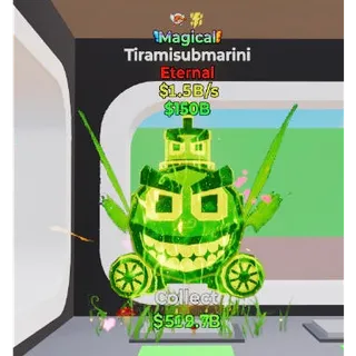 Fortnite Steal The Brainrot Magical Tiramisubmarini 2 trait 1.5B/s