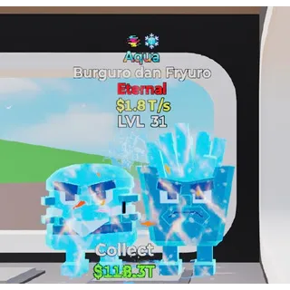 Aqua Burguro dan Fryuro 2 traits Fortnite Steal The Brainrot