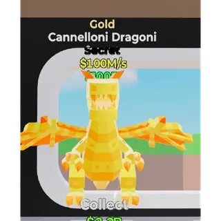 Fortnite Steal The Brainrot Gold Cannelloni Dragoni