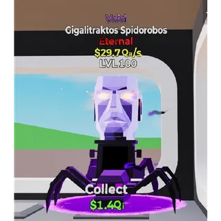 Void Gigalitraktos Spidorobos - Fortnite Steal The Brainrot