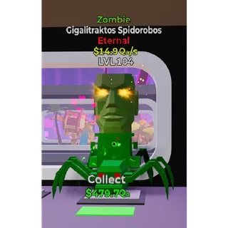 Zombie Gigalitraktos Spidorobos - Fortnite Steal The Brainrot