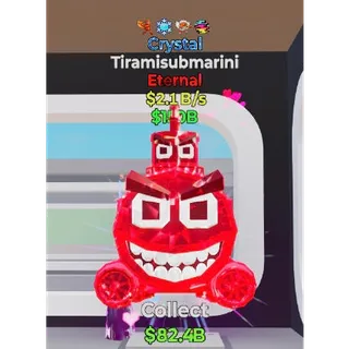 Fortnite Steal The Brainrot Crystal Tiramisubmarini 4 traits 2.1B/s