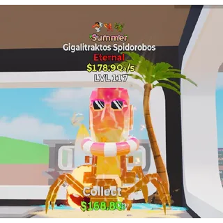 Fortnite Steal The Brainrot Summer Gigalitraktos Spidorobos 3 traits