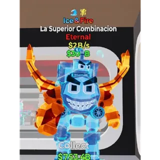 Fortnite Steal The Brainrot Ice & Fire La Superior Combinacion 2 traits 2B/s
